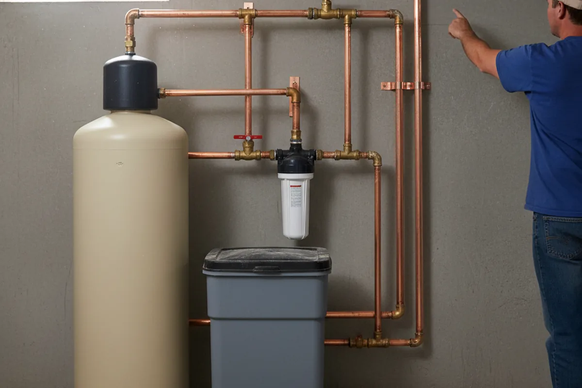 Whole-house water treatment system installed in Wittman